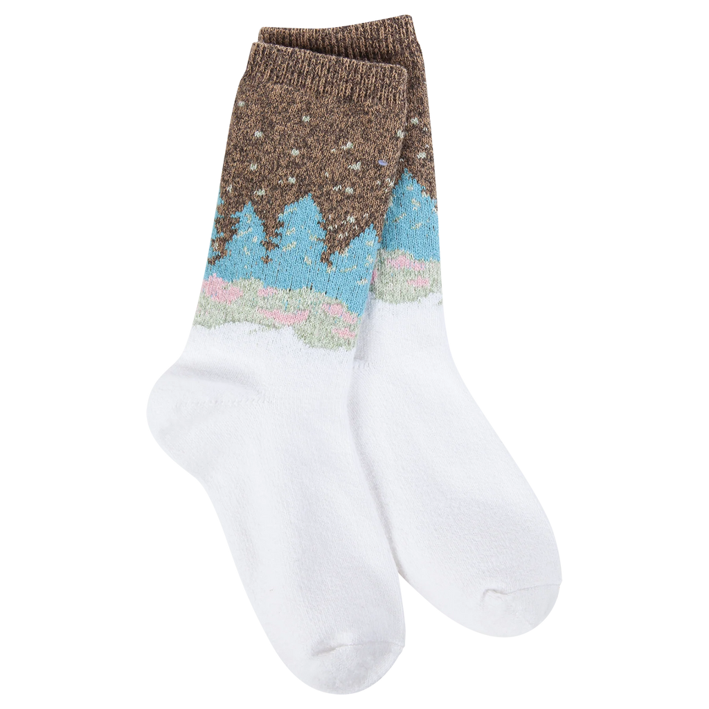 Wonderland Forest Holiday Mini Crew World's Softest Socks