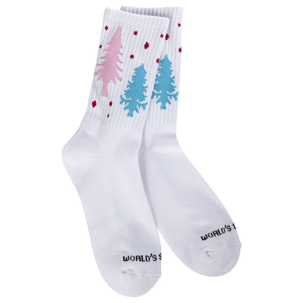 Whimsical Forest Sport Mini Crew World's Softest Socks