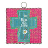 Roundtop Collection Mini Bless This House Cross Print