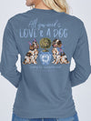 Love & A Dog Long Sleeves Simply Southern Tee