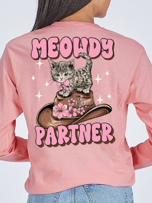 Meowdy Partner Long Sleeves Simply Southern Tee