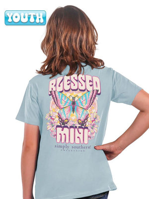 Blessed Mini Youth Short Sleeve Simply Southern Tee