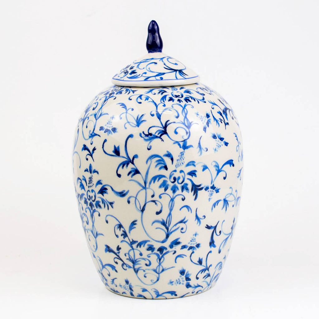 Imperial Palace Blue & White Ginger Jar