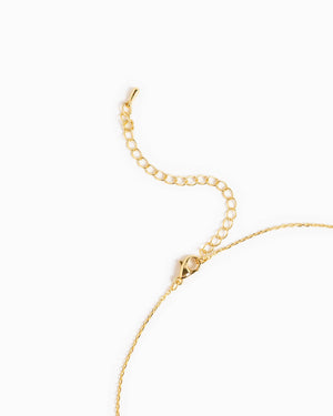 Basketball Cutout Gold Pendant Necklace