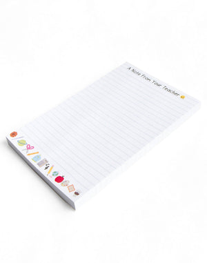 Note From Teacher Notepad