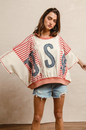Freedom Stitch Patchwork Top