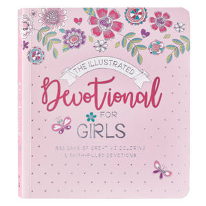 Illustrated Devotional for Girls Softcover Book