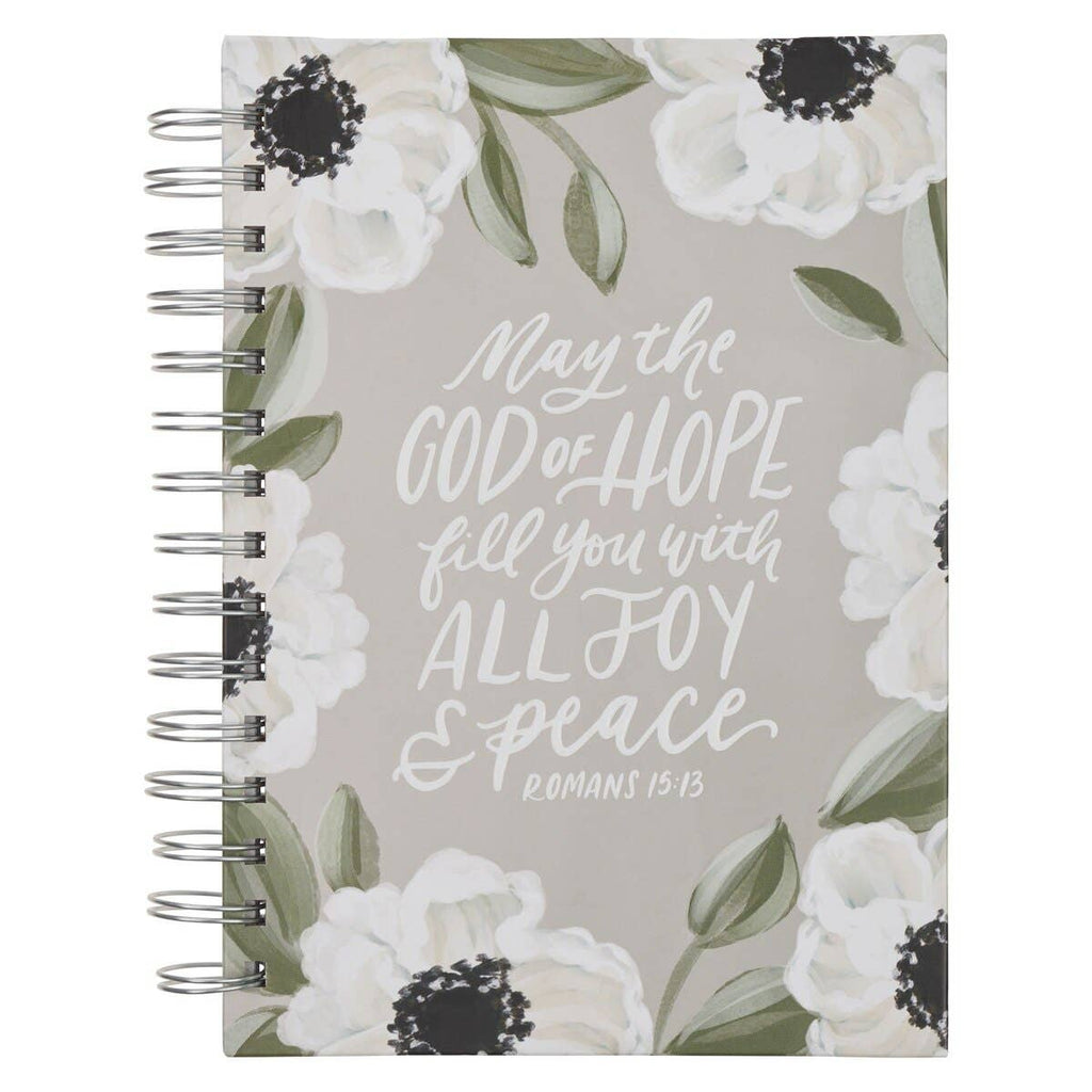 May the God of All Hope Fill You Romans 15:13 Spiral Journal