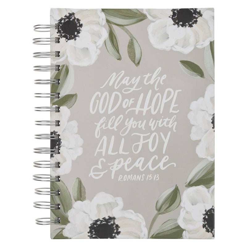 May the God of All Hope Fill You Romans 15:13 Spiral Journal