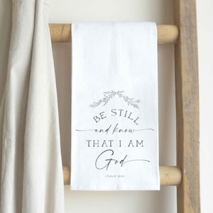 Be Still & Know That I Am God Cotton Towel