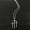 At The Cross Sterling Silver Necklace