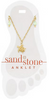 Turtle Dangle Gold Sand & Stone Anklet