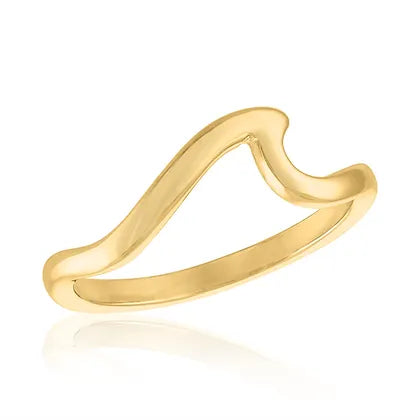 Wave Gold Layers Ring