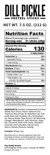 Pop Daddy Dill Pickle Seasoned Pretzels 7.5oz