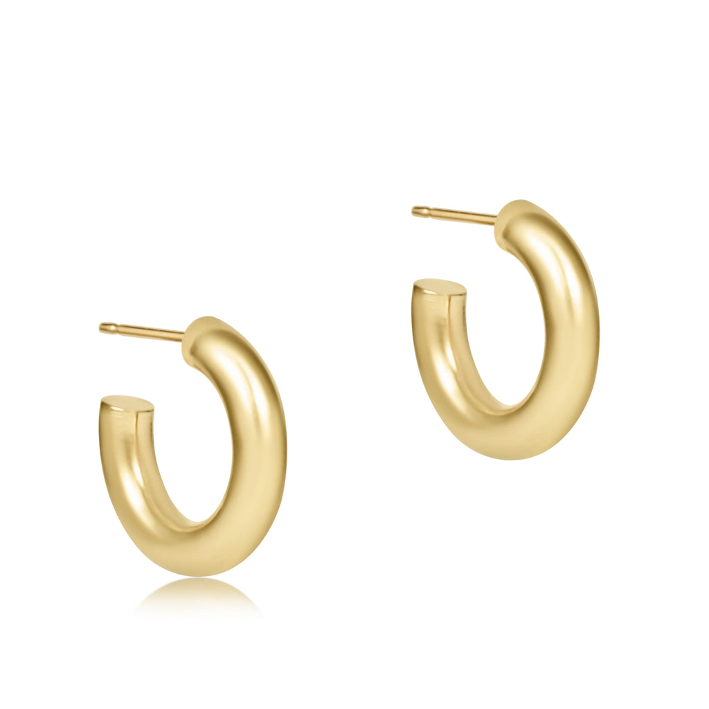 Enewton Smooth Gold .5" Hoop Earrings