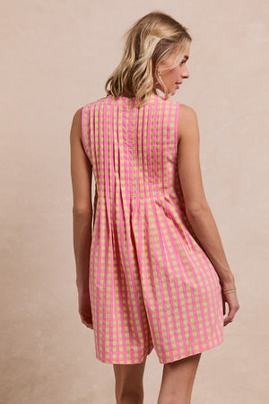 All Checked Out Gingham Romper