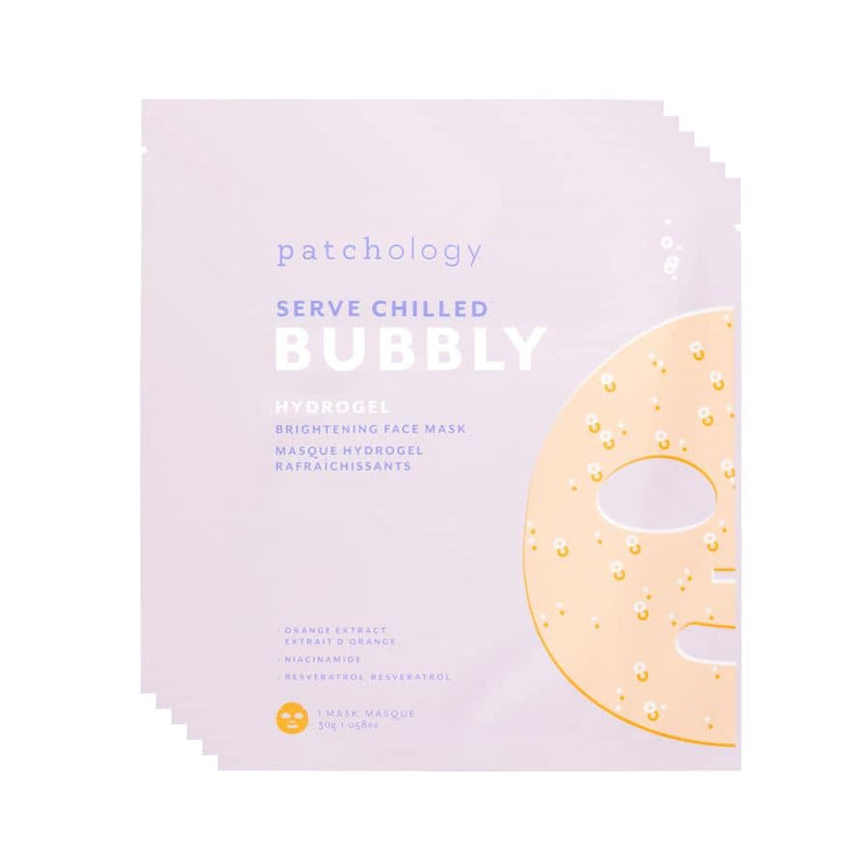 Patchology Serve Chilled Bubbly Brightening Hydrogel Facial Mask