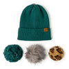 Britt's Knits Snap To It Mix & Match Pom Beanie