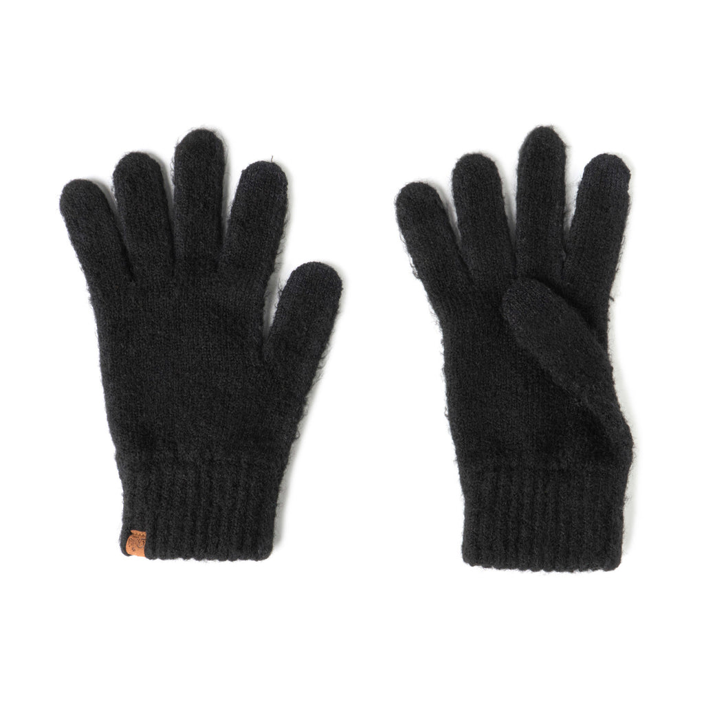Britt's Knits Black Powder Knit Ultra Soft Gloves