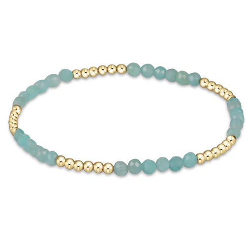 Enewton Amazonite Blissful Pattern 2.5mm Bead Bracelet