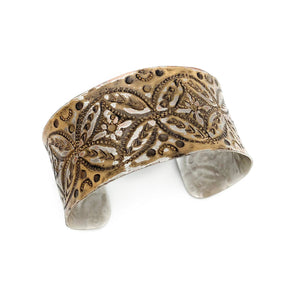 Anju Patina Silver Plated Cuff Bracelet