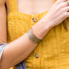 Anju Patina Silver Plated Cuff Bracelet