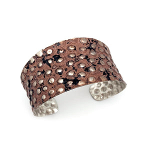 Anju Patina Silver Plated Cuff Bracelet