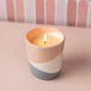 Sweet Grace Pink & Gray Ceramic Collection #041 Candle