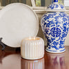 Sweet Grace Pearlized Ribbed Collection #071 Candle