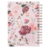 I Know The Plans Jer. 29:11 Pink Floral Wirebound Journal