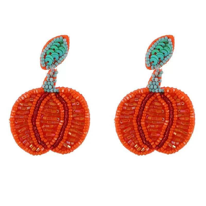 Autumn Harvest Beaded Earrings
