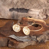 Coin Boho Hoop Earrings