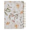 All Things For Good Romans 8:28 White Floral Wirebound Journal