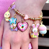 CHARM IT! Multi Heart Stretch Bead Bracelet