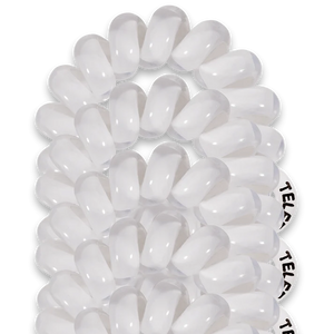 Teleties Coconut White Hair Ties