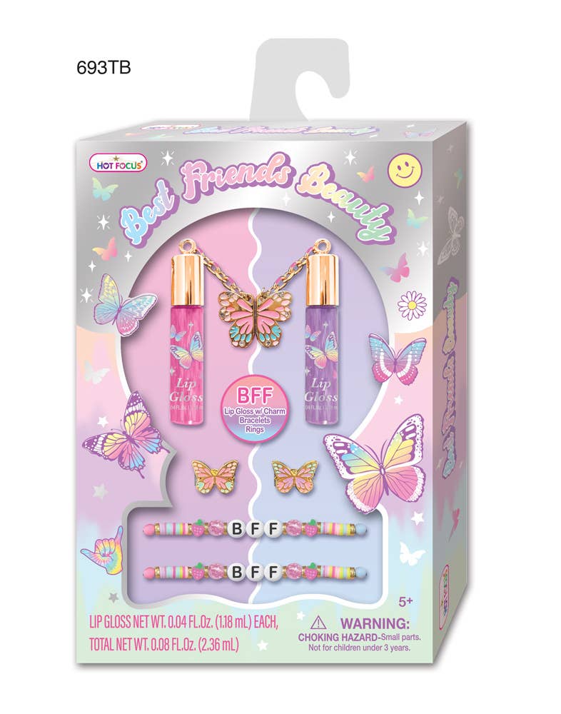 Tie Dye Butterfly Best Friends Beauty