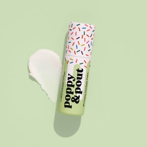 Green Birthday Confetti Cake Lip Balm