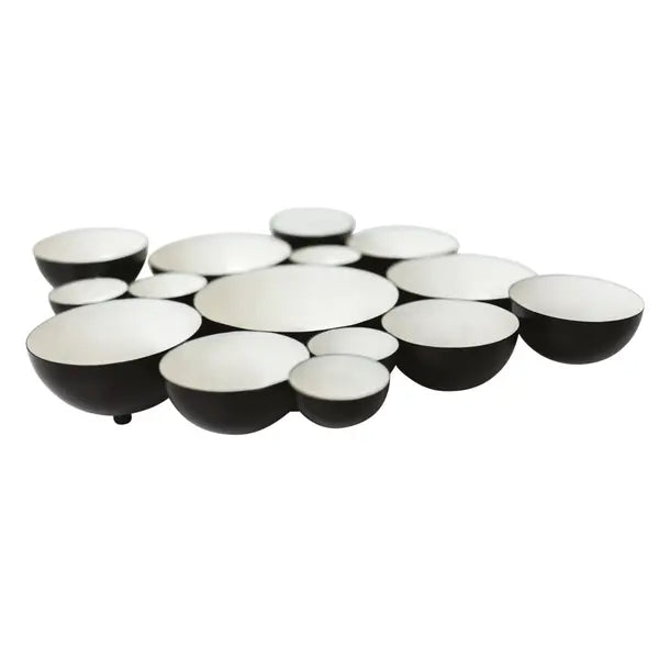 Nora Fleming Matte Black Bubble Bowl