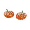 Glitz & Gourd Pumpkin Earrings