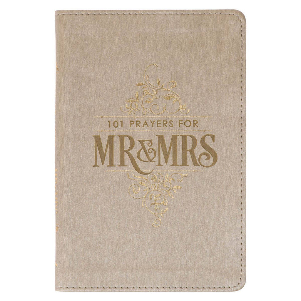 101 Prayers for Mr. & Mrs. Faux Leather Gift Book