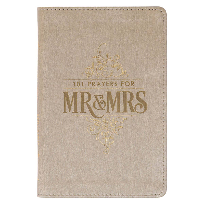 101 Prayers for Mr. & Mrs. Faux Leather Gift Book