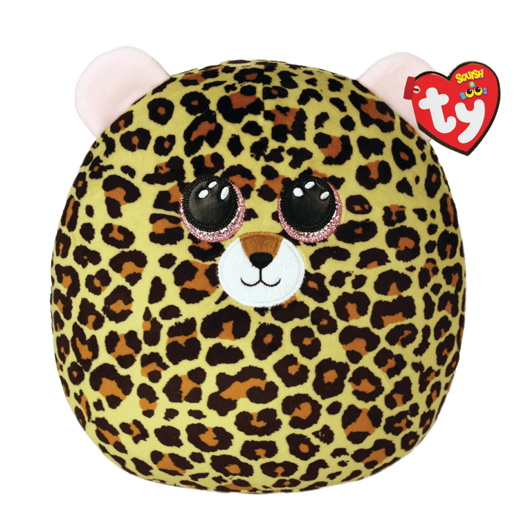 Ty LIVVIE Spotted Leopard 10" Squish
