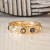 Delphine Blues Sparkly Crystal Stretch Bangle