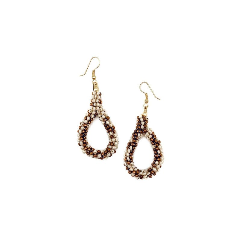 Coffee & Cream Sachi Earrings