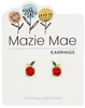 Apple Stud Gold Mazie Mae Earrings