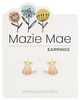 Sea Cluster Stud Gold Mazie Mae Earrings