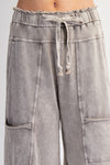 Any Direction Rolling Stone Mineral Washed Wide Leg Pants