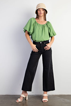 Absolutely Essential Black Wide Leg Pants