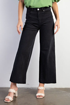 Absolutely Essential Black Wide Leg Pants