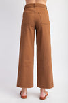 Absolutely Essential Coffee Wide Leg Pants